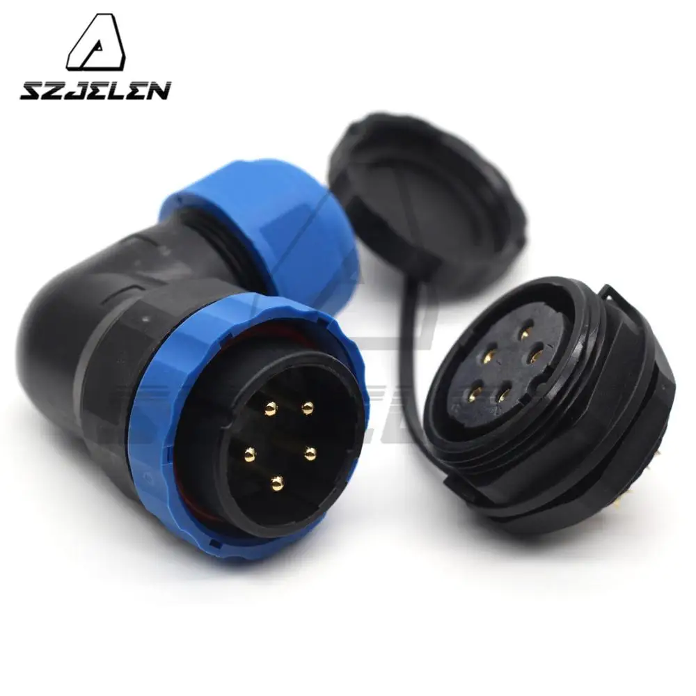 SD28TA-ZM водонепроницаемый разъем 5 pin коленчатые соединители IP67