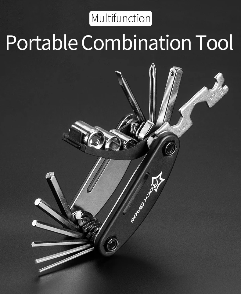 Multifunctional Carbon Steel Bicycle Repair Tools Kit