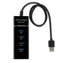 4-Port High-Speed Hub High-Speed 4-Port Usb 3.0 Multi-Hub Splitter Expanded For Desktop Laptop Adapter Usb Hub