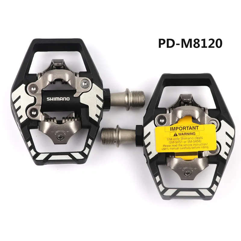 PD-M8120 Shimano Deore XT PD-M8100 M8120 XC гоночная педаль SPD MTB горный велосипед педали с sm-SH51 - Цвет: PD-M8120