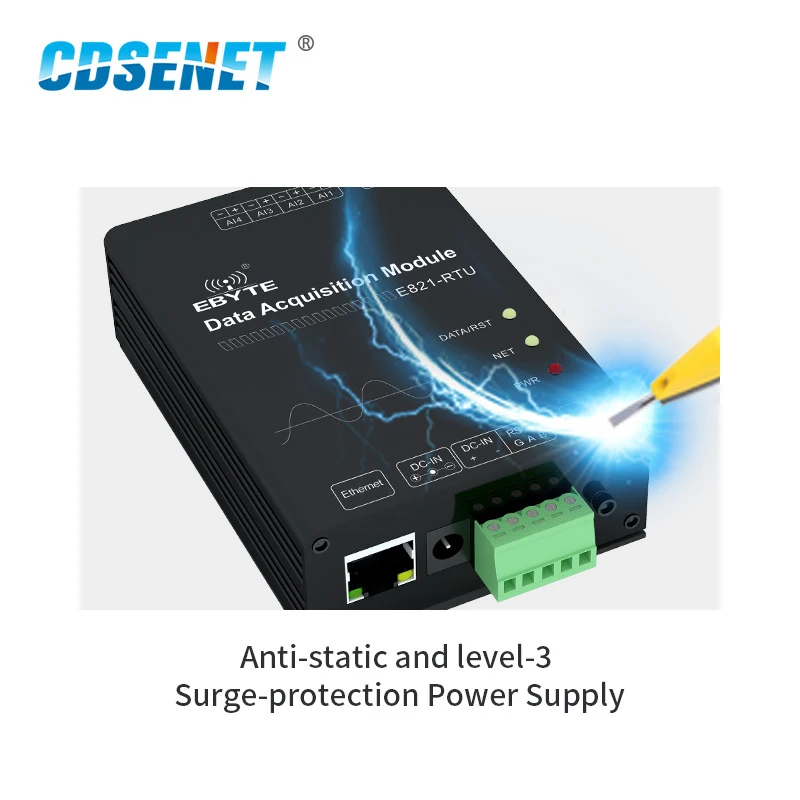 Digital Quantity RS485 RJ45 4 Channel Input Modbus TCP RTU Wireless Transparent Transceiver Modem Digital Quantity RS485 RJ45 4 Channel Input Modbus TCP RTU Wireless Transparent Transceiver Modem