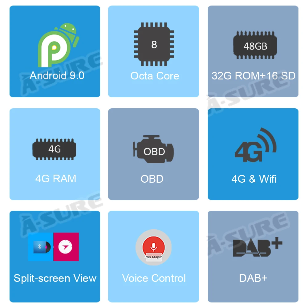 Discount A-Sure 2 Din 8 Core 4GB RAM Android 9.0 Car Radio GPS DVD Player Navigation For Ford Transit Galaxy Focus Mondeo Fiesta C-Max 2 Discount A-Sure 2 Din 8 Core 4GB RAM Android 9.0 Car Radio GPS DVD Player Navigation For Ford Transit Galaxy Focus Mondeo Fiesta C-Max 2