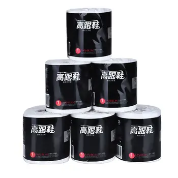 

6pcs Wood Pulp Soft Home Bath Toilet Roll Paper 3 Layers Restaurant Tissue