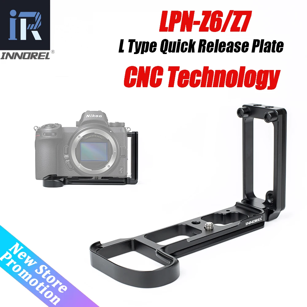 

LPN-Z6/Z7 L Type Quick Release Plate L Bracket Hand Grip for Nikon Z6/Z7 Camera Tripod Head for Vertical or Horizontal Shooting