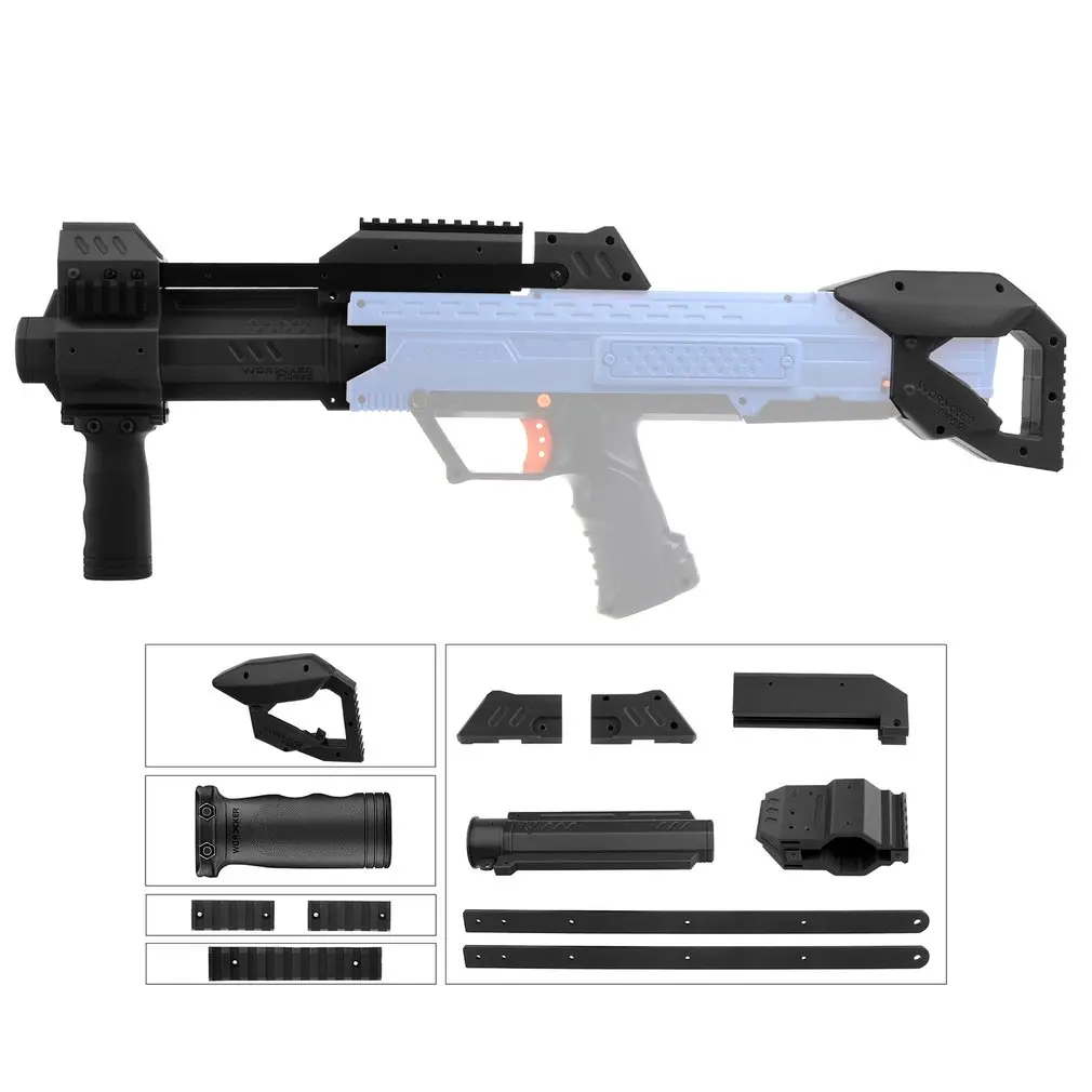 Рабочий ABL W001 3D печать No.150 черная ручка выдвижной набор комбо для Nerf Rival Apollo XV700