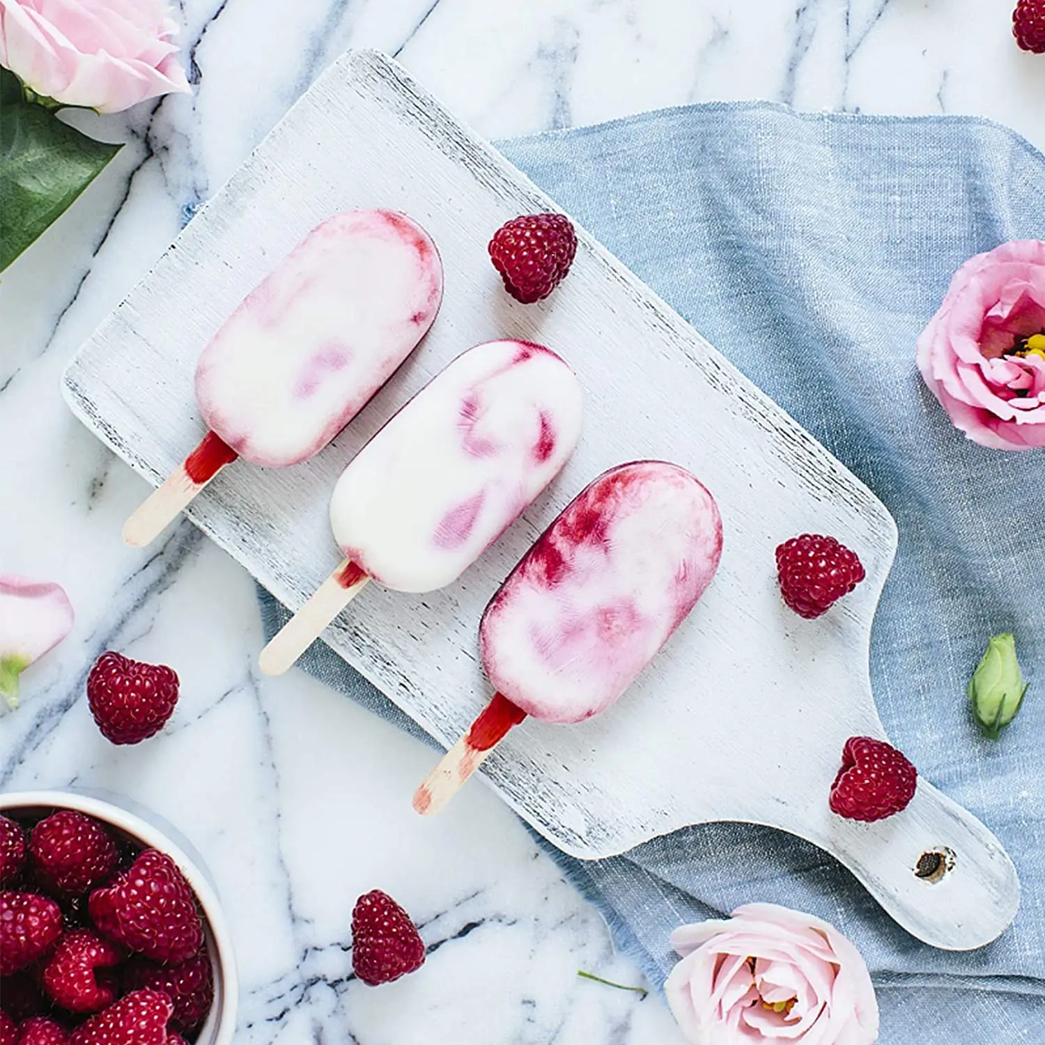 4/8 Holes Silicone Ice Cream Mold Ice Cube Tray Chocolate Popsicle Moulds DIY Dessert Homemade Baking Tools IcePop Makers