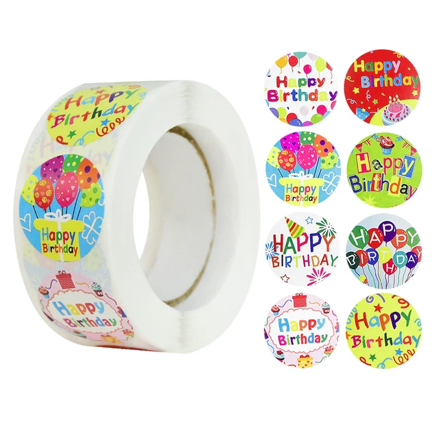 Gift Sealing Stickers 500pcs Thank You Love Design Diary Scrapbooking Stickers Festival Birthday Party Gift Decorations Labels E07