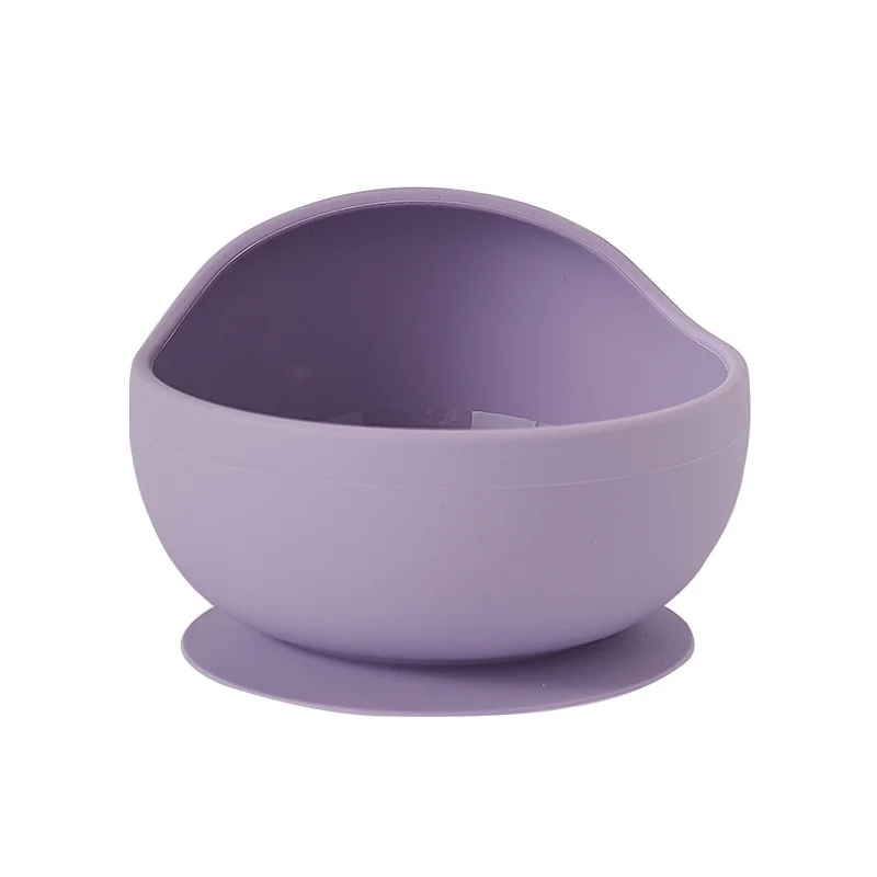 Silicone Baby Feeding Bowl Spoon Kids Tableware Baby Accessories Silicone Plate Spill-Proof Suction Children Self Feeding Dishes