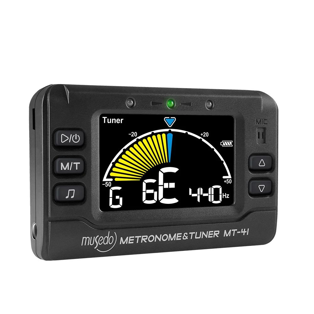 MT 41 afinador de guitarra electrónica Universal Digital 3 en 1 metrónomo afinador generador de tonos para guitarra bajo violín Ukulele|Partes y accesorios de guitarras| -