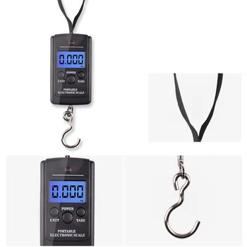 

Mini 40kg/10g Digital Hook Scale Accurate Hand Carry Electronic Scale Portable High Accuracy Easy To Use