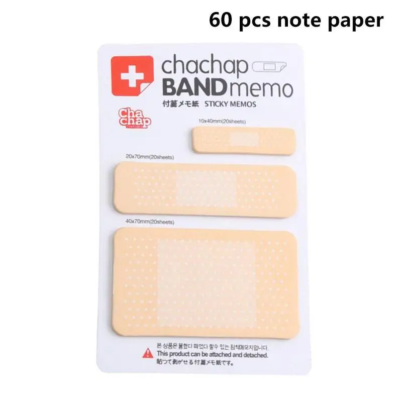 かわいいdiyバンドエイドメモパッド付箋メモかわいいペーパーステッカークリエイティブ文具学生メモ韓国事務用品パッドr5m6 Memo Pads Aliexpress