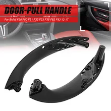 Black Front Left/Right Car Inner Door Handle Trim Pull Grab Panel Handle For BMW F30