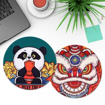 

Round Mouse Pad For School Office Natural Rubber Mousepads Gamer Mice Mats Game Pad For Desktop PC Computer Laptop