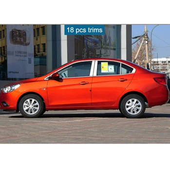 

stainless steel car window trims for chevrolet sail 2015 2016 2017 2018 3rd generation