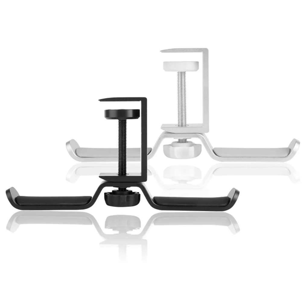 Home Office Aluminum Alloy Rotatable Hanger Display Rack Universal Desk Holder Portable Non Slip Headphone Stand Multifunctional