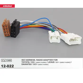 

Car Stereo Adapter Connector For Toyota Isis/ist/Kluger/Land Cruiser Radio CD Player ISO Harness 16 Pins Plugs Male Wiring