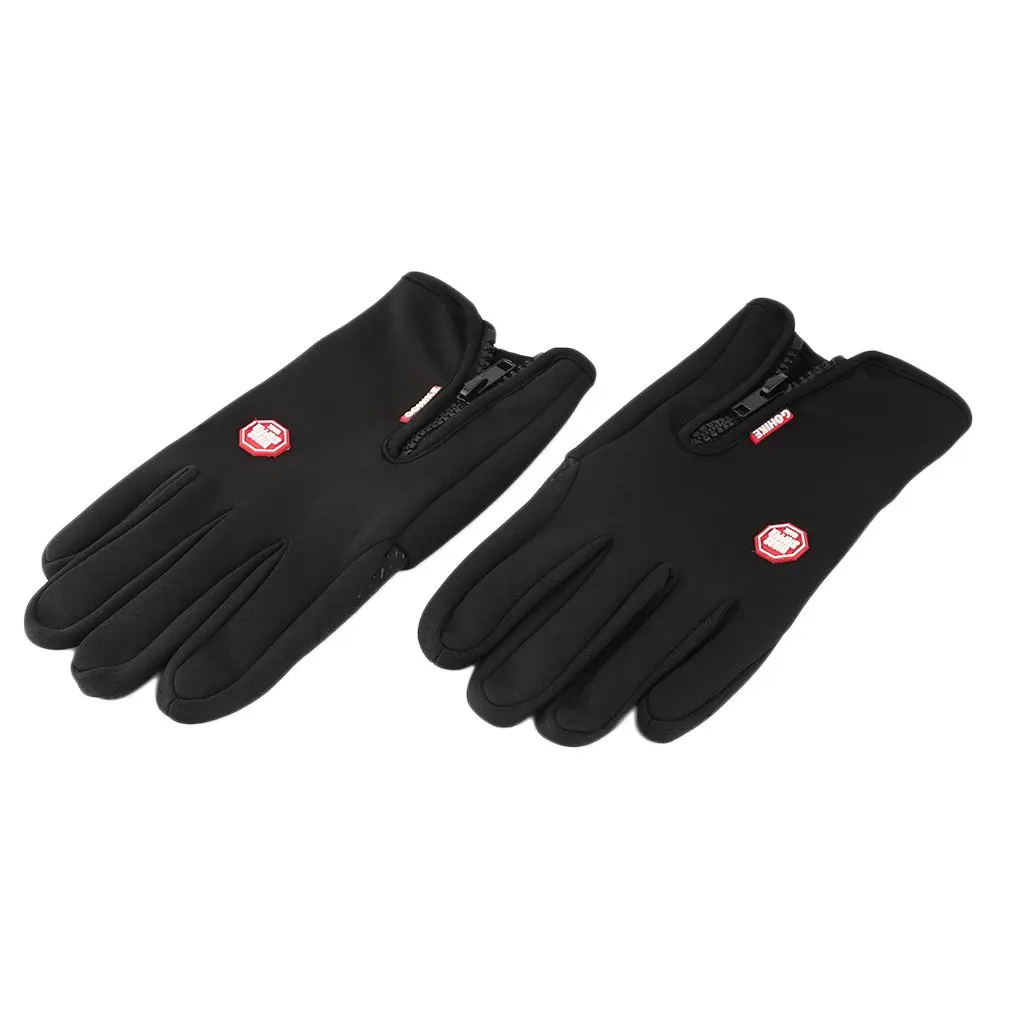 Men Women Touch Screen Winter Warm Breathable Outdoor Sport Camping Hiking Full Finger Winter Windproof Bike Gloves