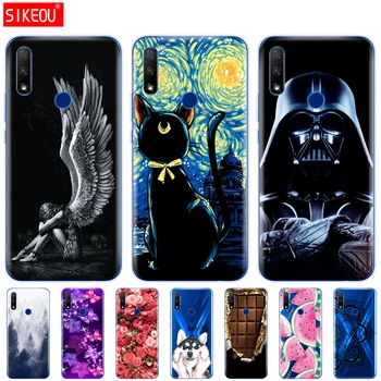 Перейти на Алиэкспресс и купить Силиконовый чехол для Honor 9X Global Case Honor 9X Premium, мягкий ТПУ чехол для задней панели телефона Huawei Honor 9X Premium, STK-LX1 чехол-бампер
