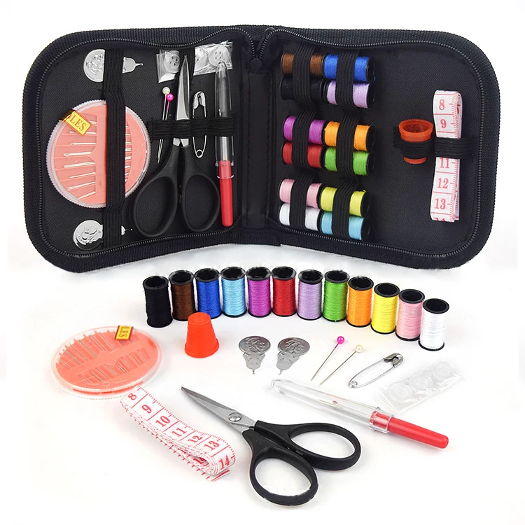 Travel Sewing Kit 27 Sets Bags Needle Thread Bag Filled With Scissors Needle Thread DIY Household Embroidery Accessories