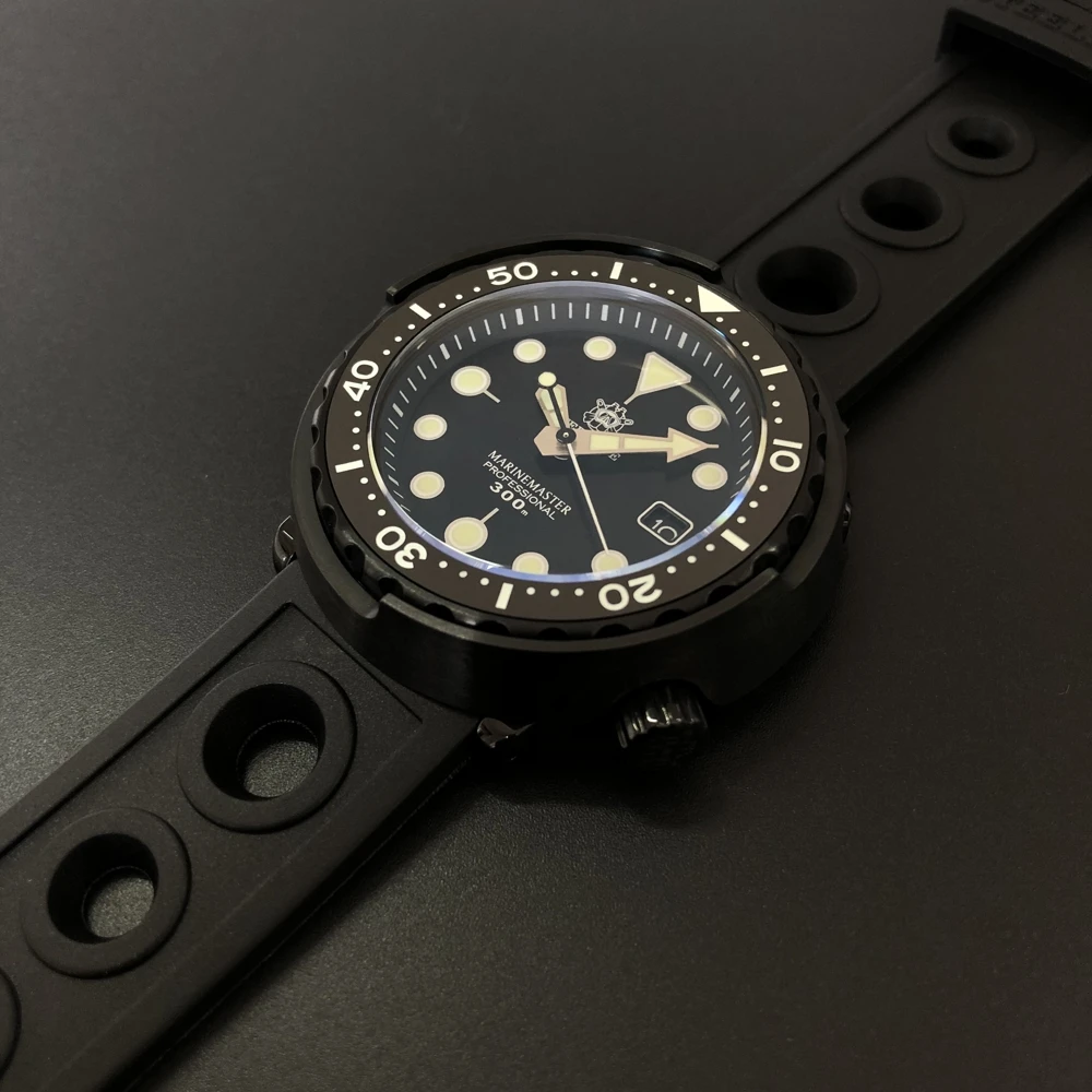 Мужские водонепроницаемые спортивные часы STEELDIVE 300 м керамический Безель