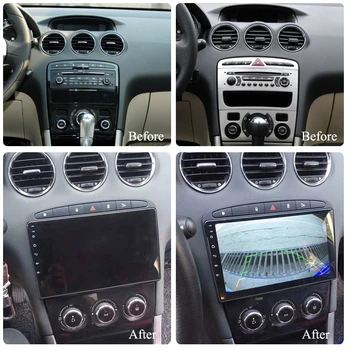 

For Peugeot 308 408 2007-2014 Car Multimedia Player Android 10.0 Gps Bluetooth Navigation Stereo Tape Recorder Radio Head Unit
