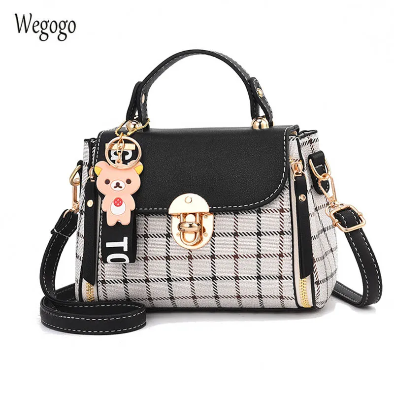 

2021 New Cute Ladies PU Handbag Leather Totes Candy Color Casual Fashion Travel Beach Bags Small Shouder Messenger Bag