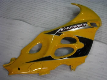 

Bodywork for GSX600F 2000 for Suzuki GSX600F Bodywork 2002 for Suzuki GSX600F Fairing 1998 - 2006 Katana Yellow Black