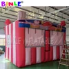 Fast food oxford pink giant inflatable carnival treat shop/ Inflatable Concession Stand/popcorn ice cream booth with blower 4
