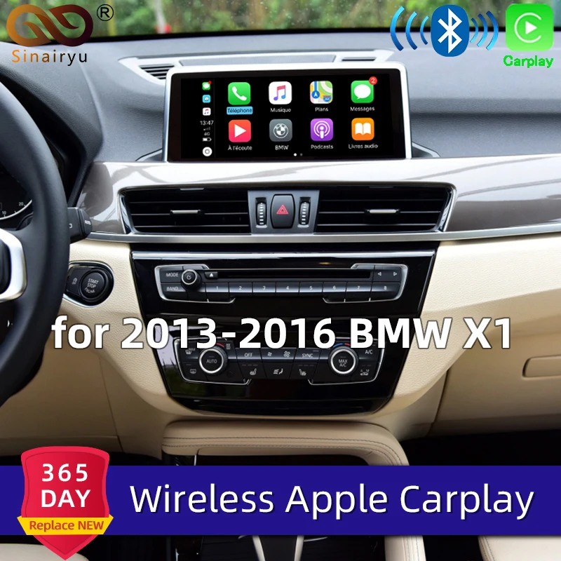 Sinairyu wifi беспроводная Apple Carplay Модифицированная X1 F48 NBT 2013- для BMW Поддержка камеры заднего вида Waze Spotify Google maps