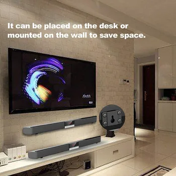 

HYASIA SR100 Plus Bluetooth Soundbar Home TV Speaker Wireless Subwoofer Remote Control Stereo Sound Speakers for Home Theater