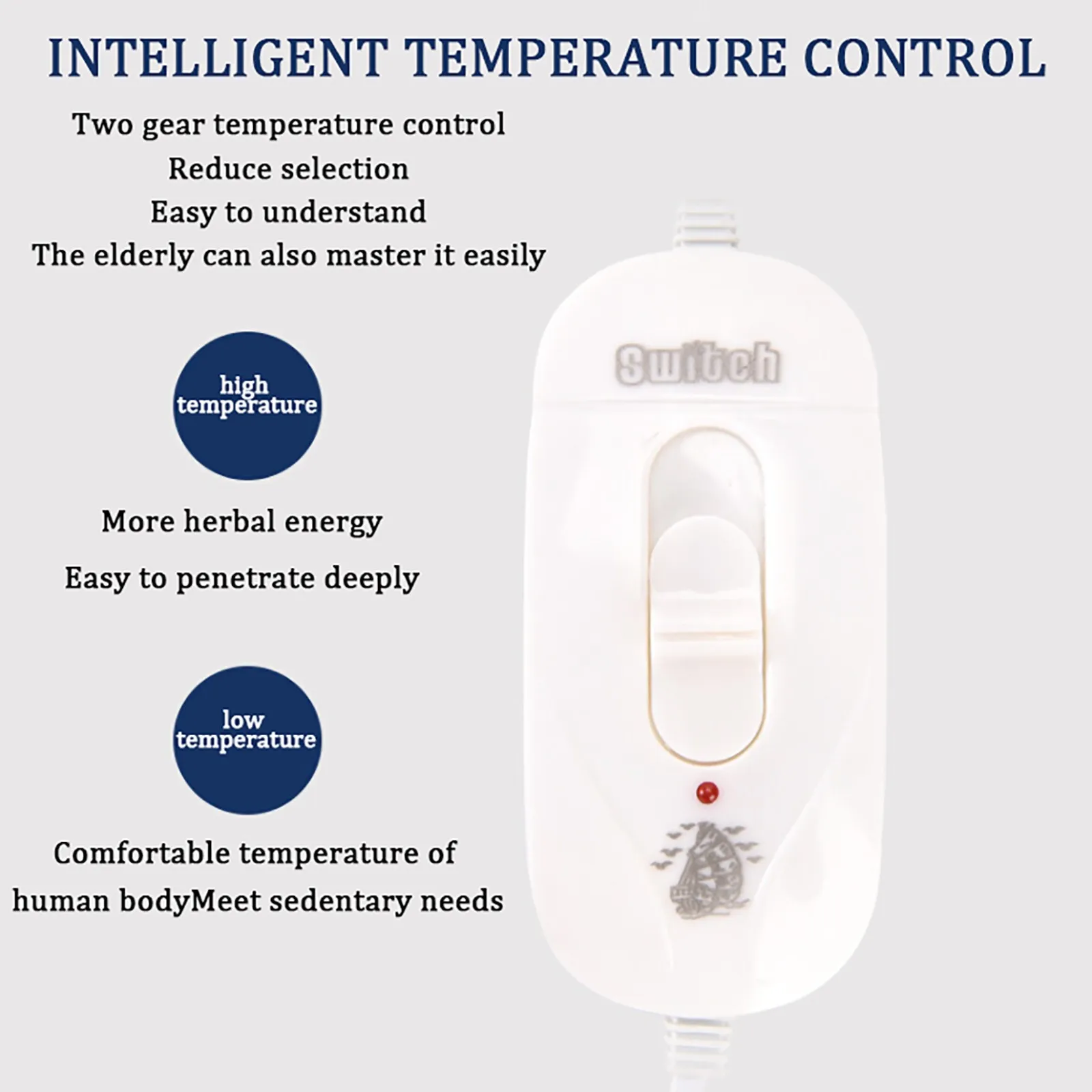 Electric Heated Thermal Therapy Heat Pad With 3 Settings For Shoulder