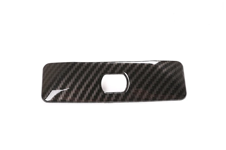 carbon fiber ABS Электронный ручной тормоз декоративная крышка для Mercedes Benz C Класс W204 GLK2008- для Mercedes Benz E класс W212 2010 - Название цвета: carbon fiber