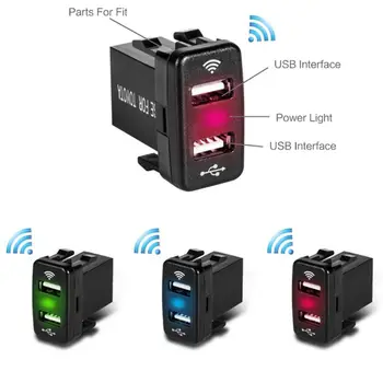 

40x22mm Bluetooth GPS Locator 12V 24V Dual USB Car Charger Adapter For Toyota