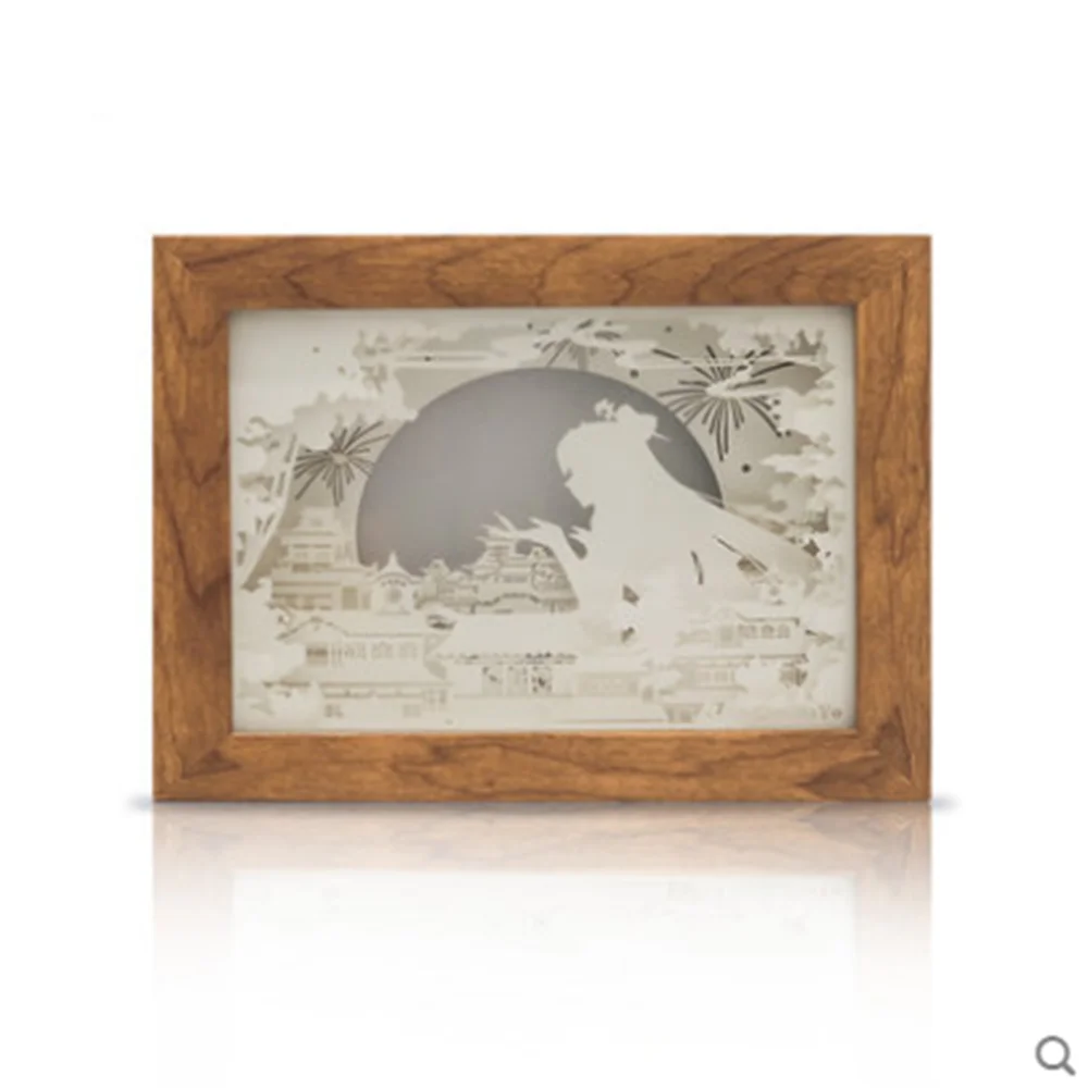 Genshin Impact Ning Guang Group Of Jade Cover The Moon Paper Carving Lamp коллекция спальни теплое украшение
