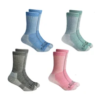 72% Merino Wool Kids Socks Crew Cushion Boot Sock Babys Warm Thermal Merino Wool Ski Hiking Socks For Hiking Moisture Wicking