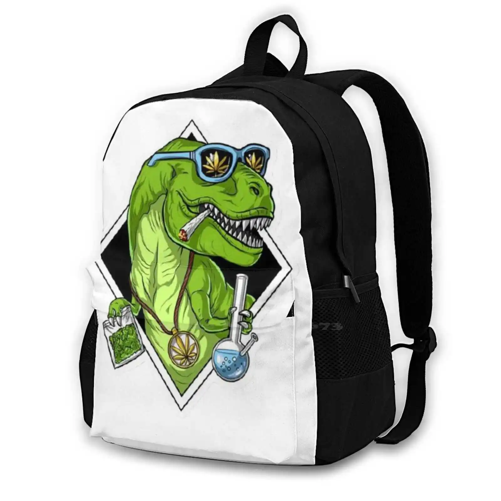 High Dinosaur Travel Laptop Bagpack Fashion Bags Dino Trex Cool Tyrannosaurus Monster Trend Shrink Psichedelico Anche Divertente Hydro