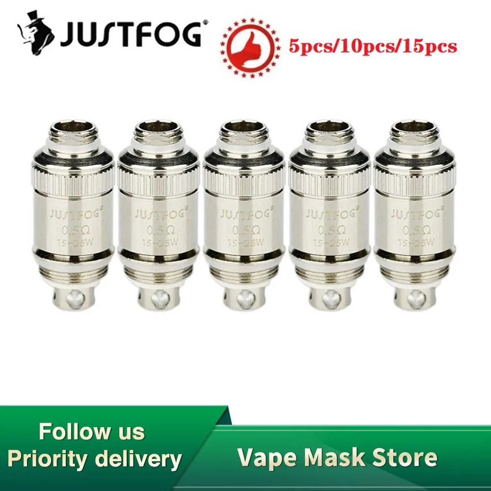 5/10/20 шт оригинальный туман Justfog 1 головка катушки 0.5ohm 0.8ohm электронная сигарета