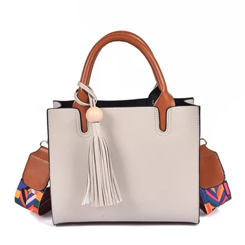 

Fashion Tassel Women Shoulder Bag Quality PU Leather Womens Bags Handbags Large Capacity Tote Bags for Women New Crossbody Bags
