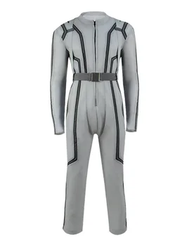 

Cosdaddy Tick Arthur Cosplay Costume Gray Jumpsuit Men's Battle suit Bodysuit Halloween Costume