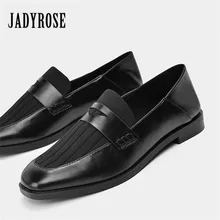 Jady Rose/Новинка года; черные женские туфли на плоской подошве; повседневные эспадрильи; женские лоферы без застежки; вязаные туфли на плоской подошве; женская уличная прогулочная обувь
