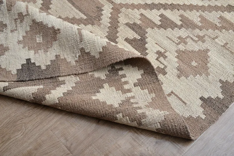 Идиллический нордический Бежевый Геометрический ретро красивый Американский ручной вязки чистый шерстяной ковер килим гобелен gc137kli02yg2