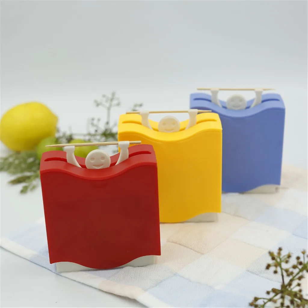 Fun Supplies New Strange Smile Face Toothpick Box Creative Kitchen Tools Eco-friendly Accessory Herramientas de cocina | Дом и сад