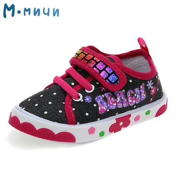 

MMnun 3 = 2 girls shoes, breathable baby shoes, canvas flat shoes for boys and girls, sizes 20-24 ML1478