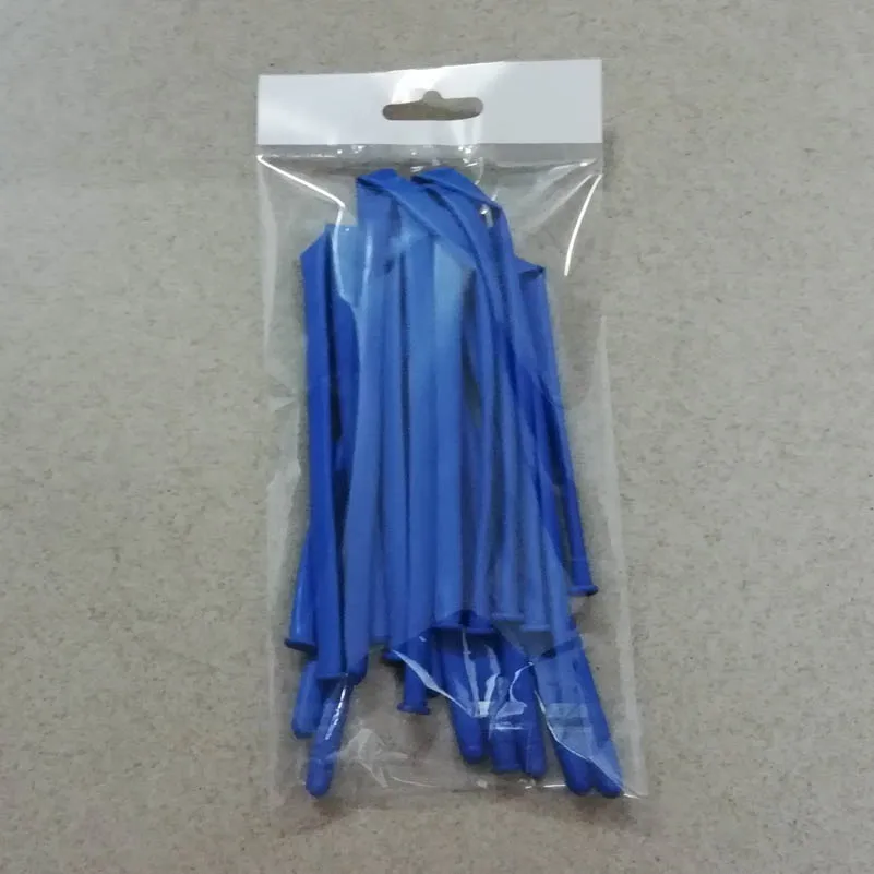 Blue Для детского сада Играем ручками производства DIY Создание волшебные шары 260Q Длинные Воздушные шары независимая упаковка для прилавка 10 шт упаковка* 50 пакетов - Цвет: Blue