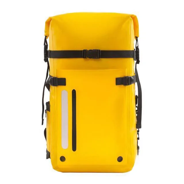 Yellow Пвх рюкзак для плавания 30L Открытый Дайвинг складной хранения полностью герметичный водонепроницаемый чехол сухой мешок для мужчин женщин рафтинг каяк - Цвет: Yellow