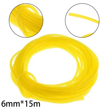 

15m Length Fuel Hose Plastic Yellow For chainsaws blowers pressure washers