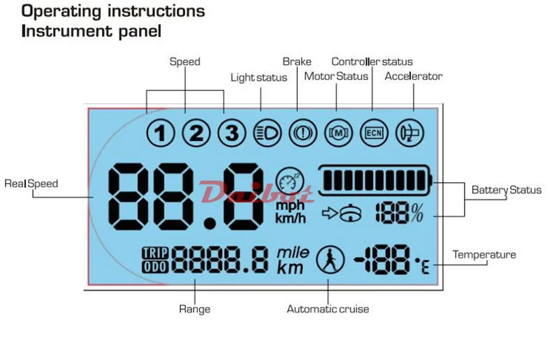 Daibot Portable Electric Scooter Two wheel Electric Scooters Motor 200W 5 inch Mini Foldable Kick Scooter For Adults (49)