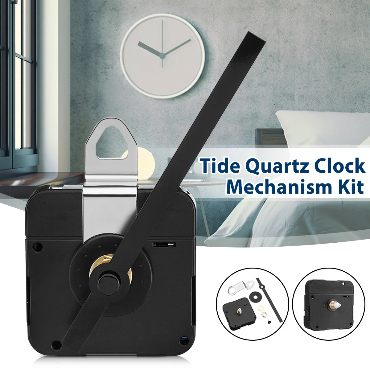 For Tide Quartz Controlled Clock Movement Motor Mechanism 115mm Hands