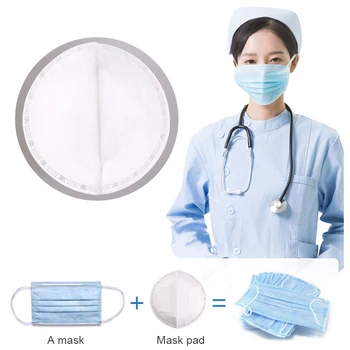 

10/20/30/40/50/100 Pcs Universal Face Cover Replacement Pad Filter 3 Layers Soft Breathable Gasket for Outdoor @LS