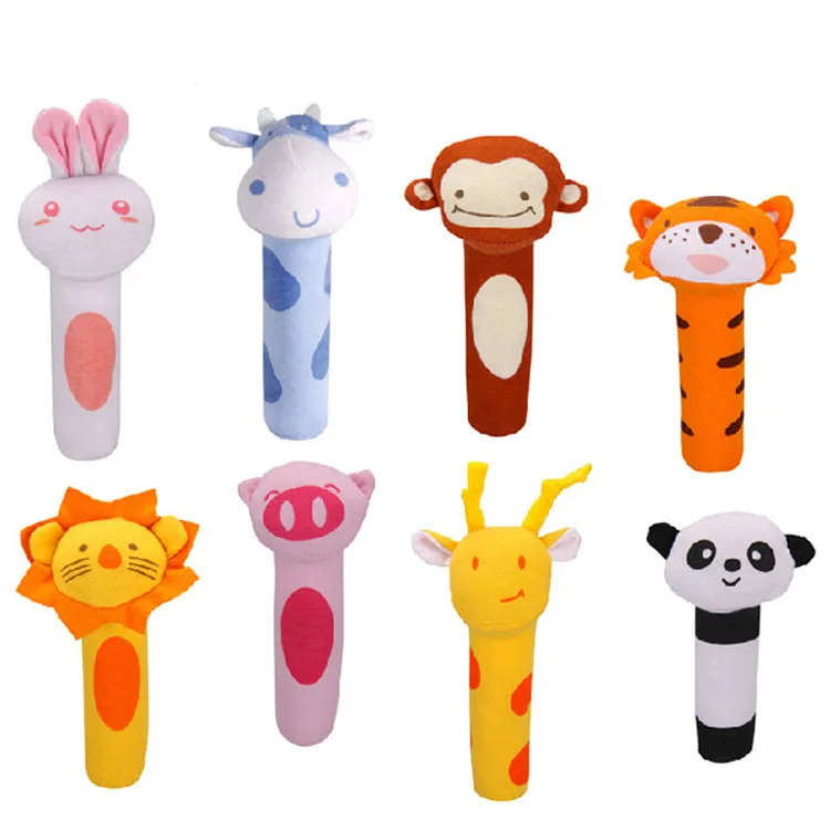 Горячая Распродажа детские погремушки мобили BB Bar BiBi Sticks мягкая кошка тигр
